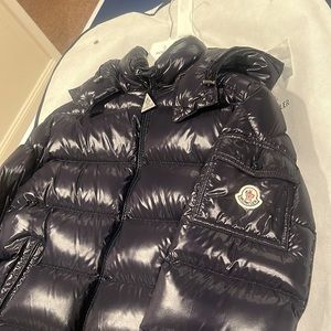 navy blue Moncler maya, size 2 (medium). All authentic nwt’s and original bags.